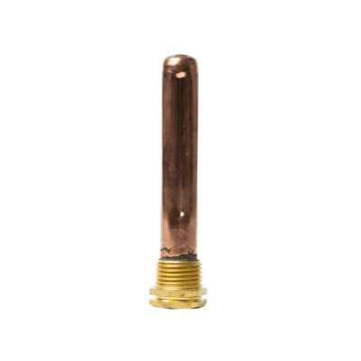 Латунный стакан с тремя пазами L=108 мм